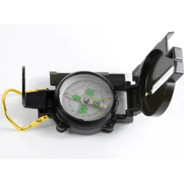 Multifunction Waterproof Mini Folding Compass Outdoor Camping Survival Metal Compass