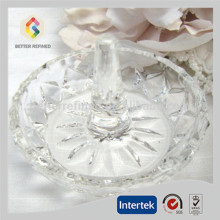 Handcraft Crystal glass crown Ring Holder