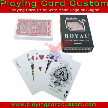 custom travel playing cards set