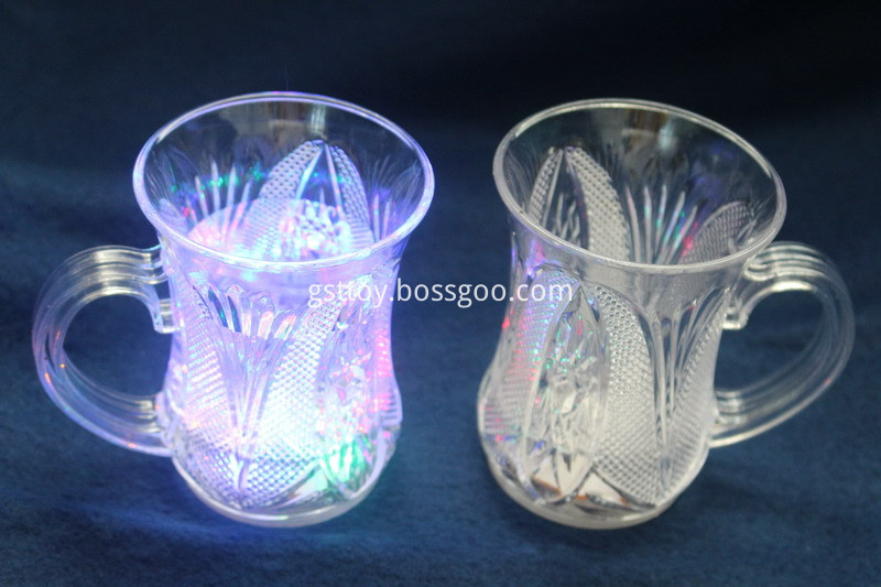 Flashing Plastic Molded Beer Mug