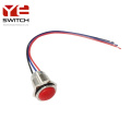 Yeswitch IP68 16 मिमी धातु सिलिकॉन बटन स्विच