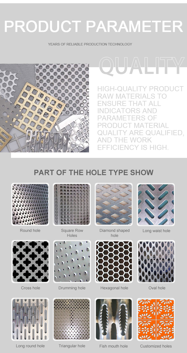Round hole Micro Hole stainless steel mesh sus304  hole diameter perforated mesh screen filter perforated steel sheet