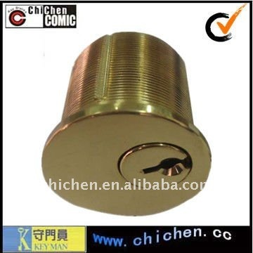 Brass cylinder push lock