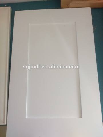 white colour cabinet door/modern designs mdf PVC cabinet door