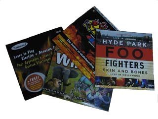 CD/DVD Packed in Printed Cardboard Jacket / Sleeve