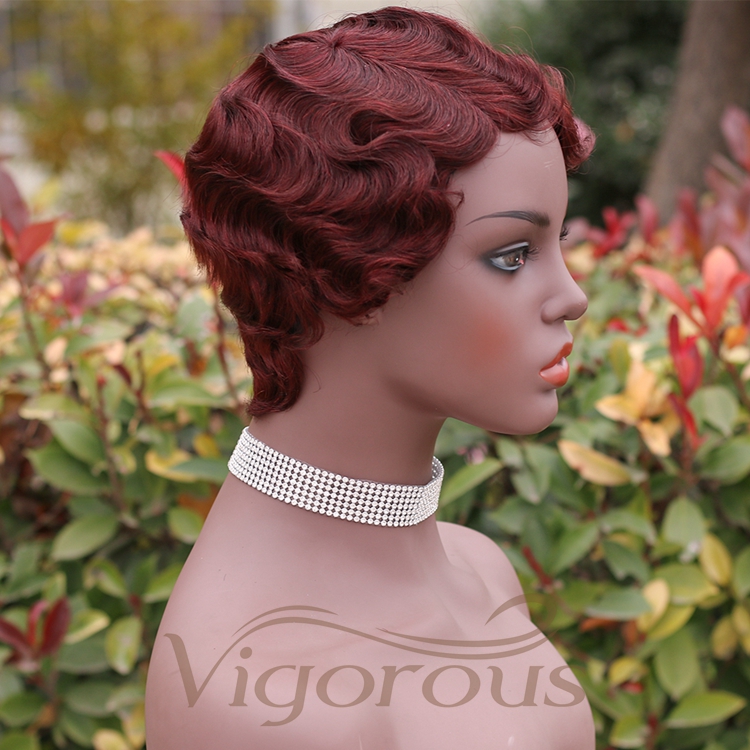 Cheapest Wholesale Non Lace Original Afro Black Indian Bob Glueless Short Women Straight Short 100% Real Human Hair Wigs