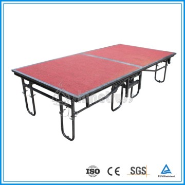 folding stage mobile portable stage platform