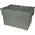 Hinged lidded plastic crate injection moulds