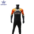 Sublimation Spandex Cheerleading Uniformen Designs