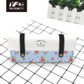 Fleurs fraîches personnalisées Pu en cuir crayon et sac à main sac à main sac multifonctionnel