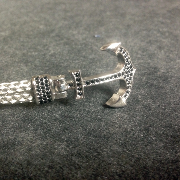 Steel Wire Cord Anchor Bracelet