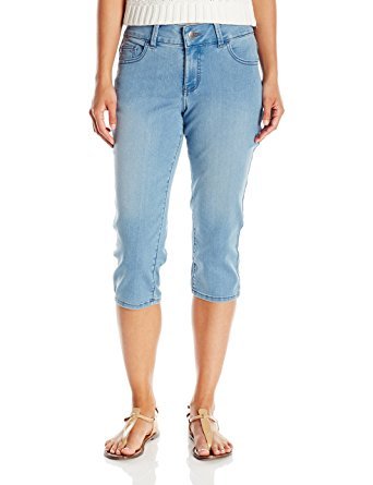 Indigo Women's Ultra Soft Denim Blended Capri Jean