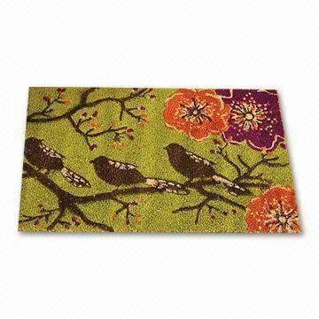 Natural Coir Door Mat, Available in Various Colors, Customized Requirements are Accepted