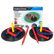 Wholesale Rubber Toss Horseshoe Game Set for All Ages: Ideal for Backyard, Lawn, Beach, and Outdoor Fun