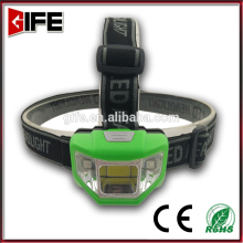 Waterproof 3WCOB+2SMD Head Light Outdoor LED Flashlight Led Headlamp for Camping