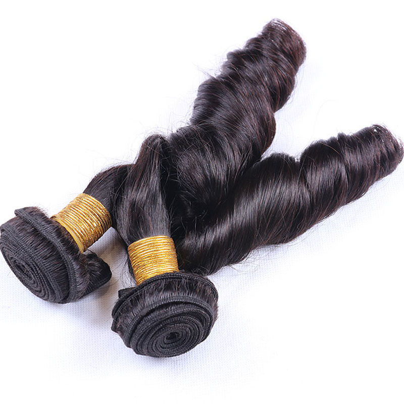 Raw indian temple virgin hair,raw double drawn virgin hair unprocessed,  Double Drawn Spring Culr Virgin Funmi Human Hair