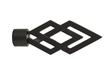 Diamond shaped Curtain Rods