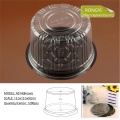 Plastic PVC Round Size Box