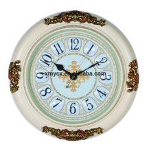 Custom design white round antique decorative wall clcok