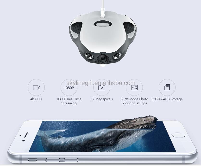 PowerRay Remote controll Bait drop fishfinding underwater drone