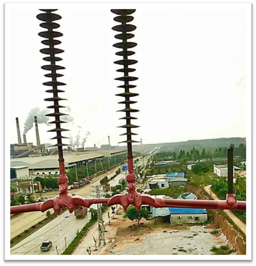 Application Demonstration (11-1) of SINOFUJI Overhead Line Cover Application Demonstration (11-1) of SINOFUJI Overhead Line Cover