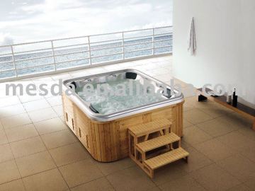 Luxurious outdoor spa,massage spa,hot spa