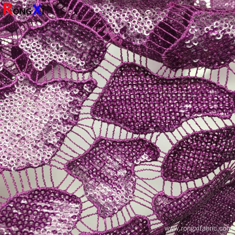 Brand New Sequin Pattern Fabric With High Quality