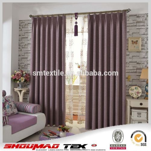 Manufacturer durable linen curtains lined
