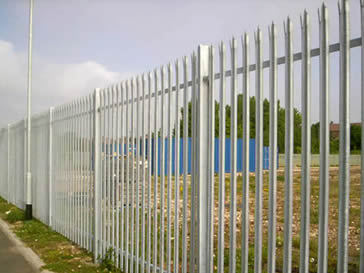 Galvanised Palisade Fencing