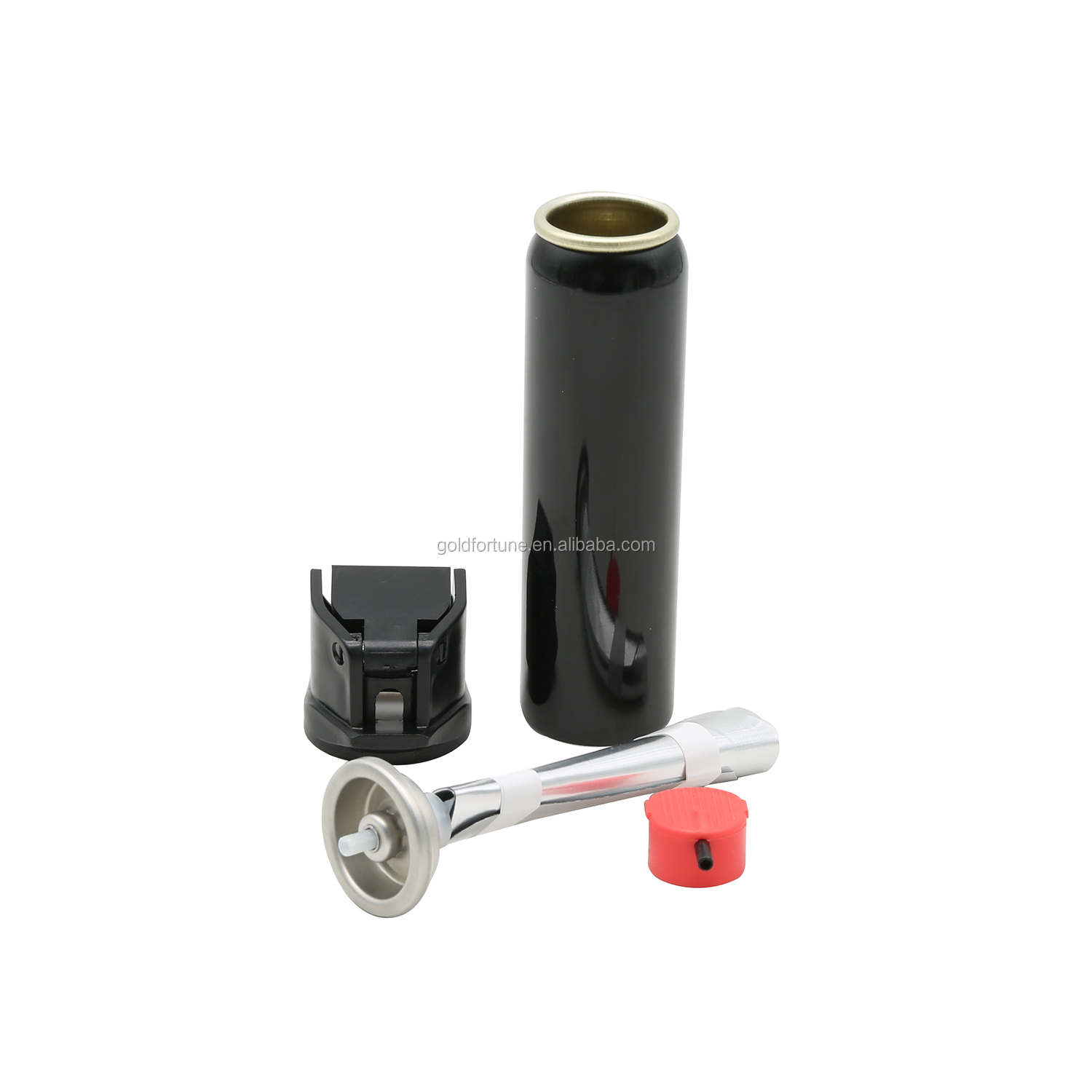 2021 Hot Sale Empty Aluminum Aerosol Can with Valve and Actuator for Pepper spray