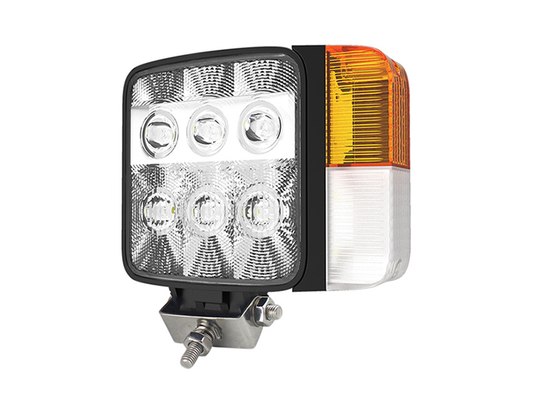 Combination LED Work Lamp with Multi function -  Flood Spot Turn Signal Sider Maker - For Tractors Trucks Agriculture Machines