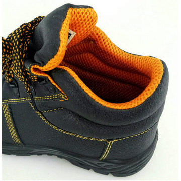Chaussures de sécurité de travail en cuir avec embout en acier
