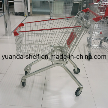 Chrome Plated Surface Handing Shopping Cart