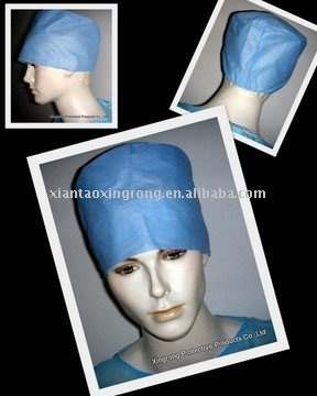 Disposable PP/ Non-woven Surgical Cap With Elastic Band