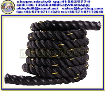 2 inch battle ropes , polyester work out ropes , training ropes for sale