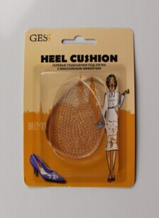 pu heel cushion insoles transparent pu heel cushion