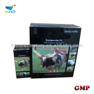 veterinary medicine Ivermectin injection contains lidocaine hcl