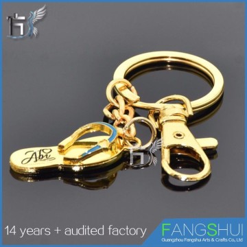 Customized metal shoe keychains wholesale