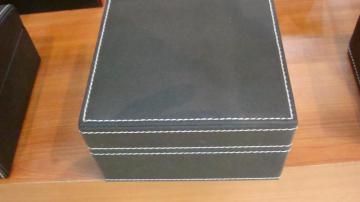 Watch boxes with PU leather covered