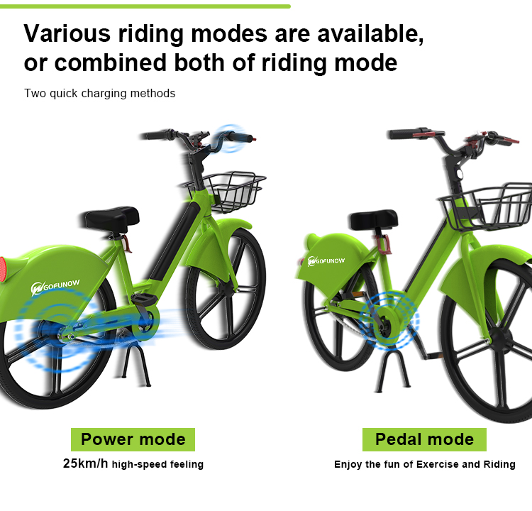 X26 GOFUNOW SHARING ELECTRIC BIKES IOT RIDING