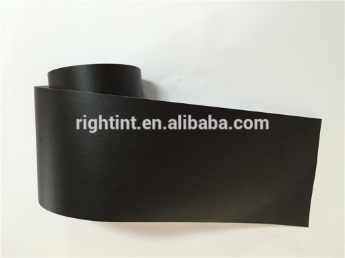 Dull polish black PVC vinyl sticker in rolls or sheets
