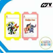 Custom Lottery tickets for redemption ticket machine, high quality paper tickets for lottery machine