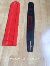 Chain saw spare part guide bar and guide shleeve