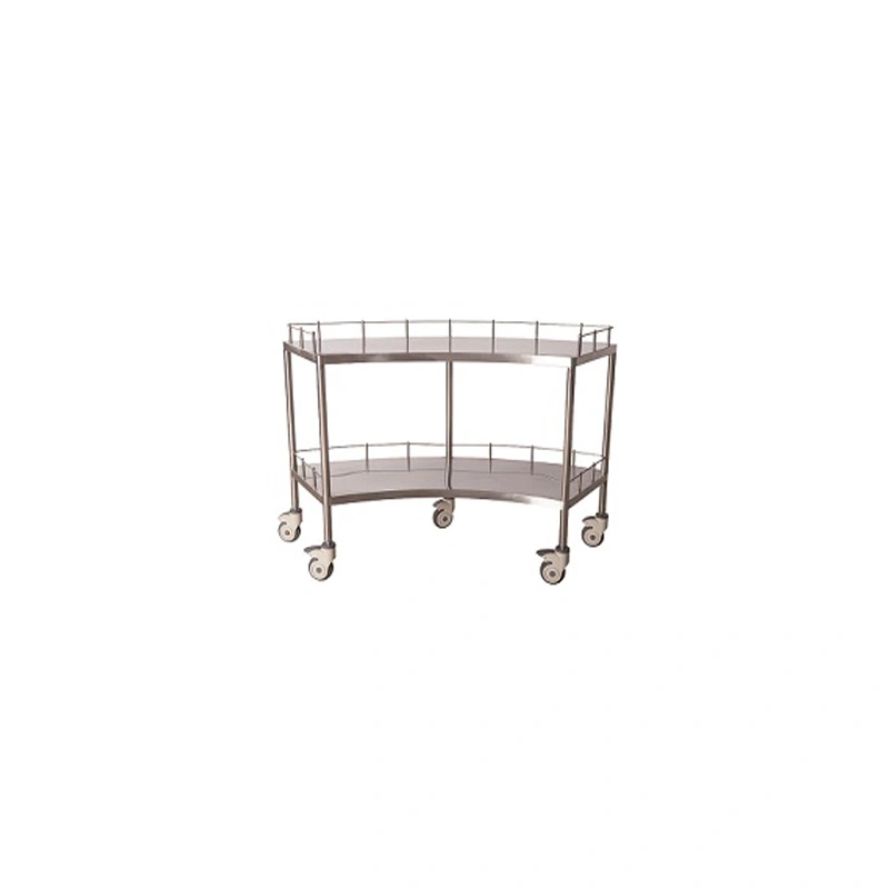 Stainless Steel Hospital Furniture Instrument Trolley