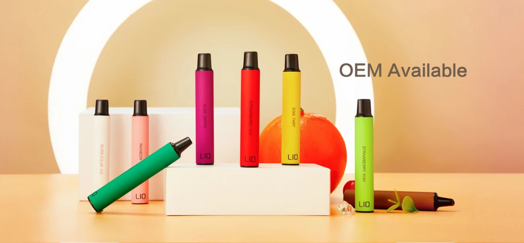 Anti-Leaking Vape Disposable Vape Pen Electronic Cigarette Natural Flavor Lio Mini 600 Puff Bar Disposable Vape Unique Vape Pen Vaporizer Vape
