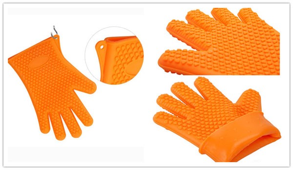 Hot Baking Food Grade Silicone Oven Glove