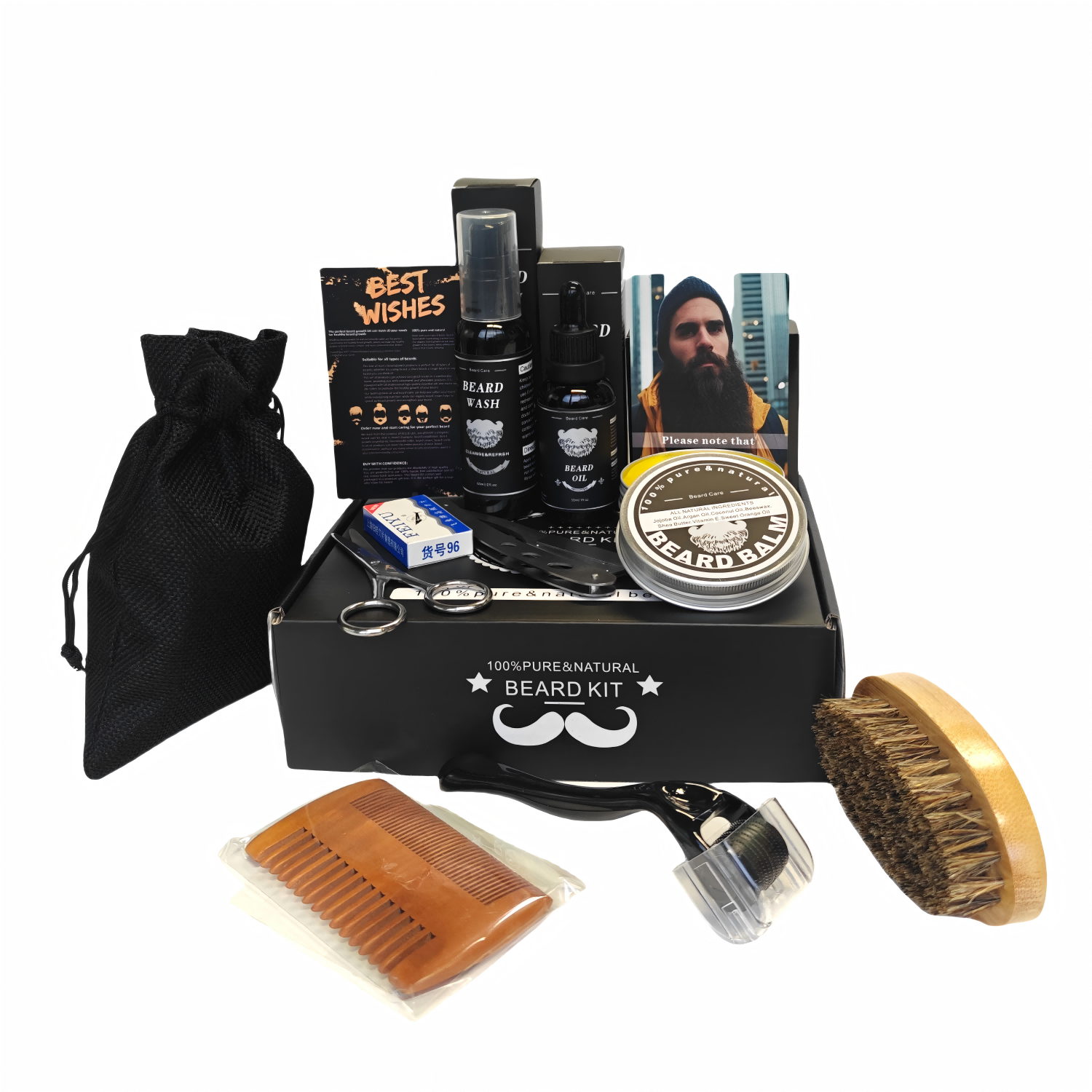 regalo del kit de barba beard kit gift