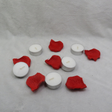 Cheap craft art white tea candle light