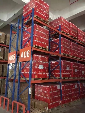 Heavy Duty Metal Shelving in Warehouse Storage