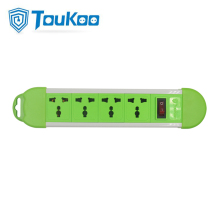 Universal 4 gang power strip grounded